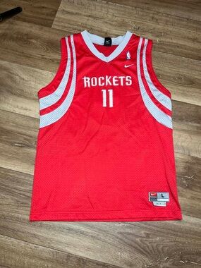 Yao Ming #11 Houston Rockets nike NBA Jersey Size L length+2 youth